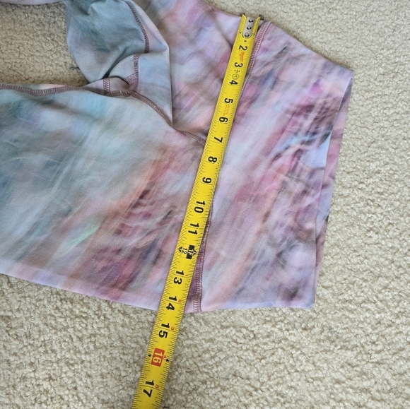 142. Evolution & Creation High Waist Multi-Color Pastels Cropped Leggings Medium - Picture 7 of 11
